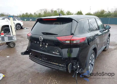 2021 Nissan Rogue Sv Intelligent Awd from USA, damaged, VIN 5N1AT3BB1MC808496